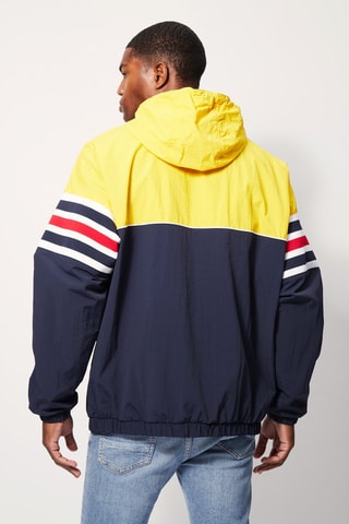 Veste zippée Jaune et bleu marine