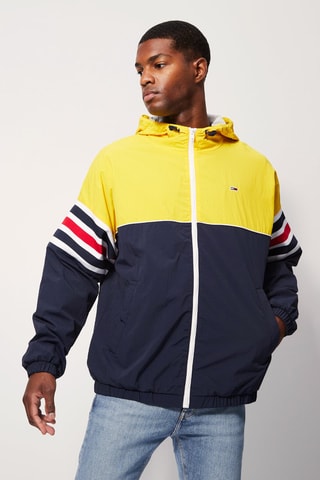 Veste zippée Jaune et bleu marine