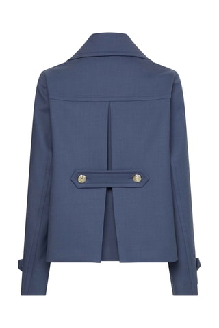 Veste en laine vierge Bleu clair