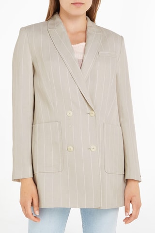 Veste en lin Beige