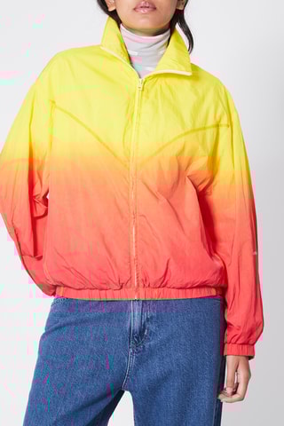 Coupe-vent dip and dye - Jaune et rouge