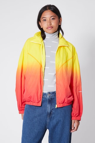 Coupe-vent dip and dye - Jaune et rouge