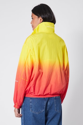 Coupe-vent dip and dye - Jaune et rouge