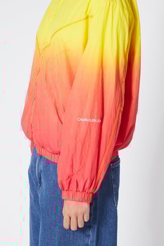 Coupe-vent dip and dye - Jaune et rouge