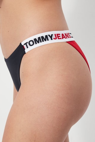 Bas de maillot Noir et rouge