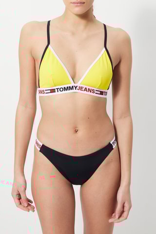 Bas de maillot Bleu marine et jaune