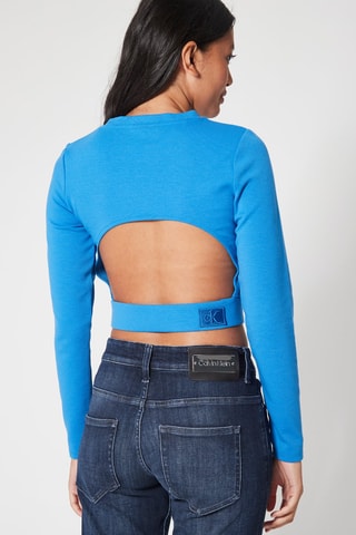 Crop top - Bleu électrique