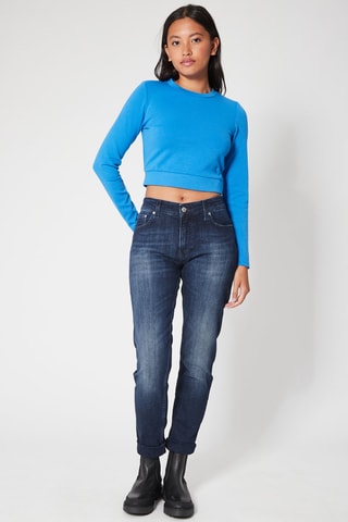 Crop top - Bleu électrique