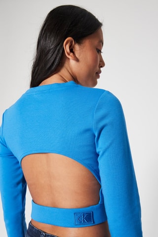 Crop top - Bleu électrique