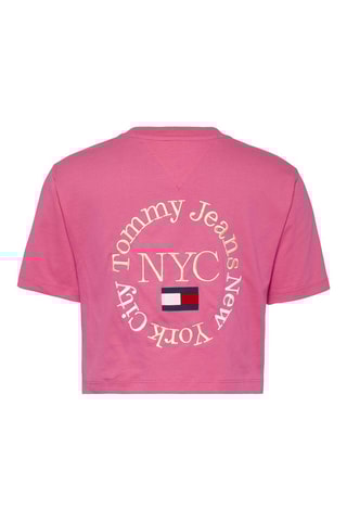 Crop top en coton biologique Rose