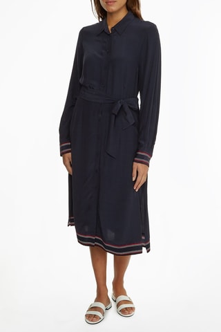 Robe chemise Bleu nuit