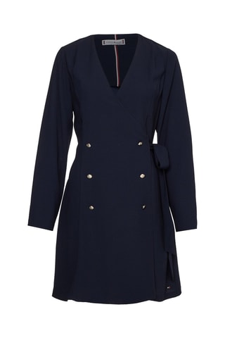 Robe portefeuille Bleu marine