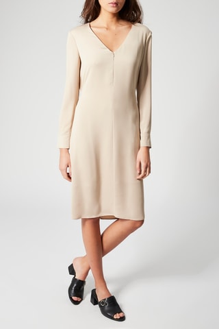Robe droite - Beige