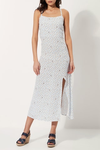 Robe droite Blanc