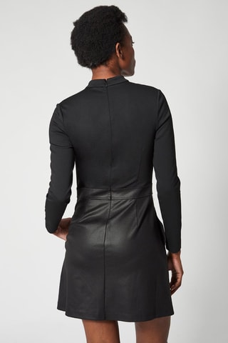 Robe trompe-l’œil - Noir