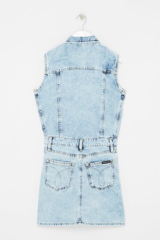 Robe chemise en jean - Ciel