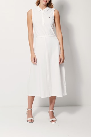 Robe midi Blanc