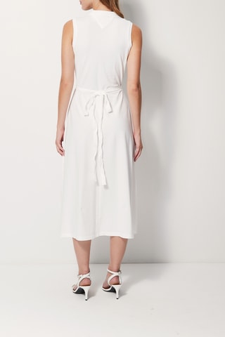 Robe midi Blanc