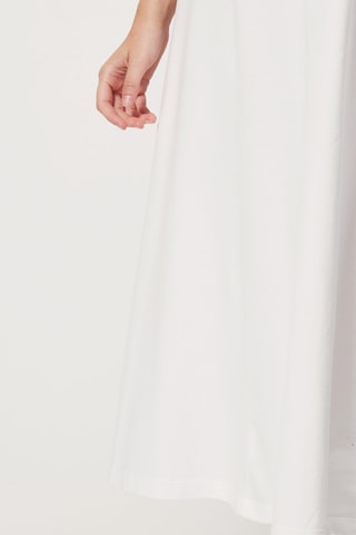 Robe midi Blanc