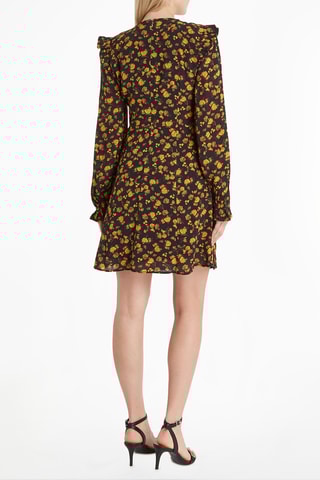 Robe patineuse Noir et jaune