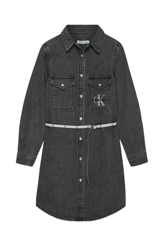 Robe en jean Anthracite