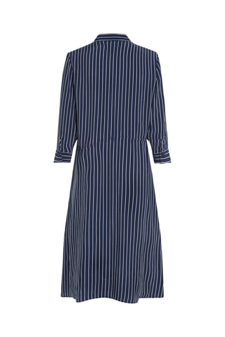 Robe chemise Bleu marine et écru