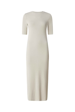 Robe fourreau Beige