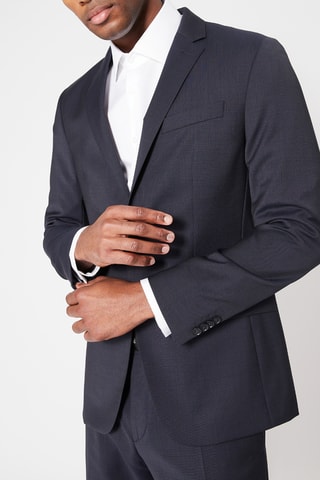 Veste de costume en laine - Noir