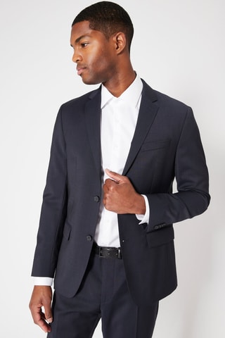 Veste de costume en laine - Noir
