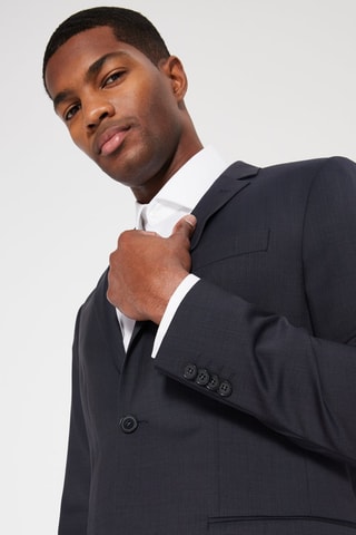 Veste de costume en laine - Noir