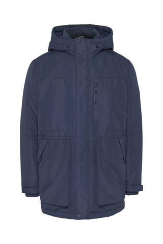 Parka à capuche Bleu marine