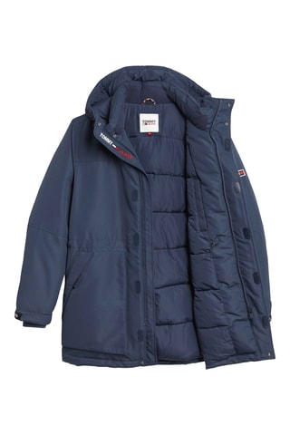 Parka à capuche Bleu marine