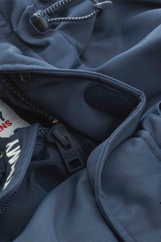 Parka à capuche Bleu marine