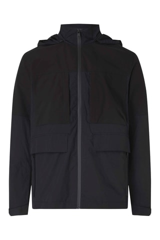Coupe-vent à capuche Noir