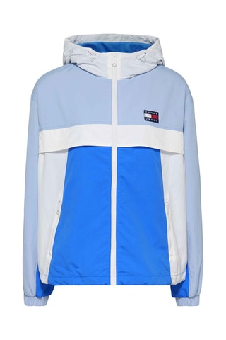 Coupe-vent à capuche Bleu