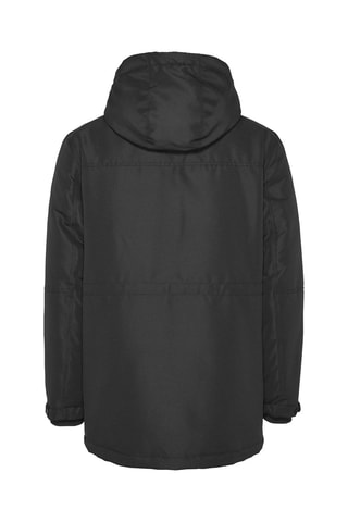 Parka à capuche Noir
