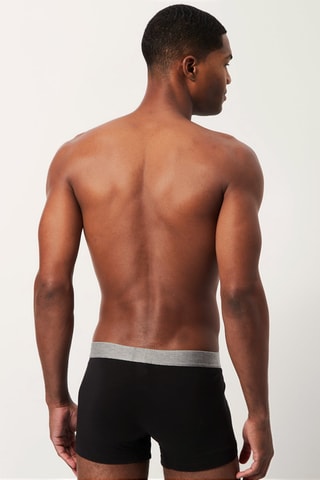 Boxer en coton biologique Noir