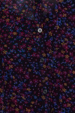 Chemisier Bleu marine et bordeaux