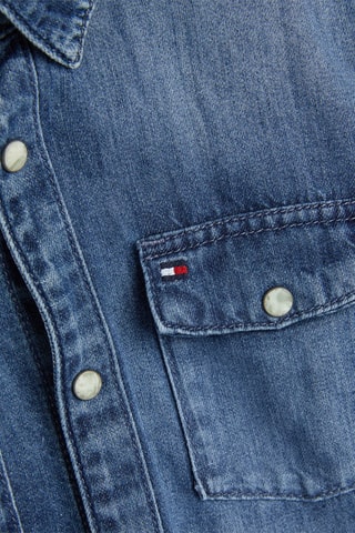 Chemise en jean Bleu marine