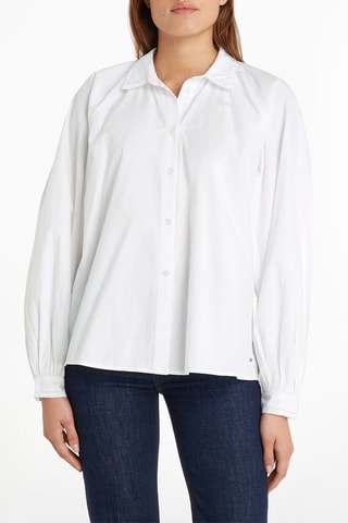Chemisier en coton biologique Blanc