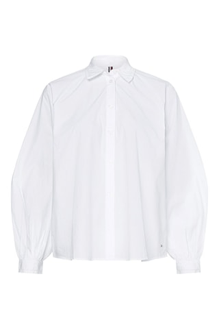 Chemisier en coton biologique Blanc