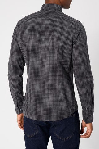 Chemise - Noir et gris chiné