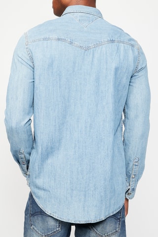 Chemise en jean Bleu