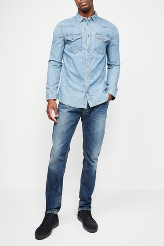 Chemise en jean Bleu