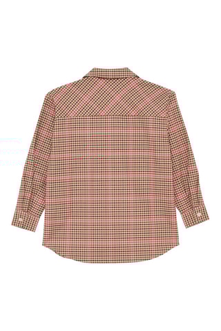 Chemise Marron et rose