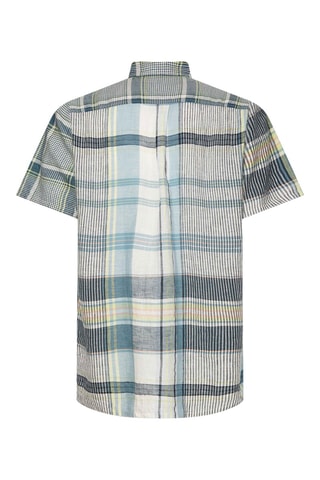 Chemise en lin Bleu