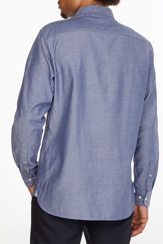 Chemise Bleu marine et blanc