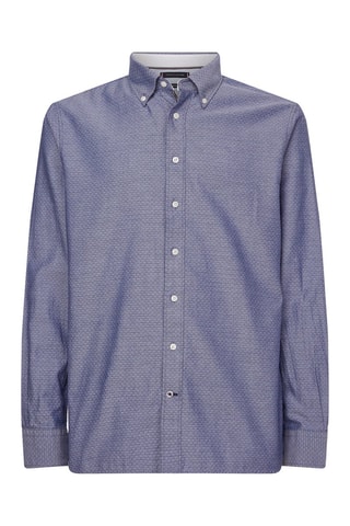 Chemise Bleu marine et blanc
