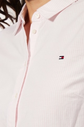 Chemise Rose poudré et blanc