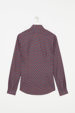Chemise stretch - Bleu marine